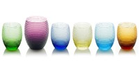 Набор из 6 стаканов для воды 320мл "Хеликс" (разные цвета)