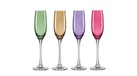 Набор из 4 фужеров для шампанского 190мл "Тосканская классика" (цвет)