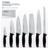 Нож для чистки и нарезки овощей 8,5 см, титановый, серия Titanio, ARCOS, Испания