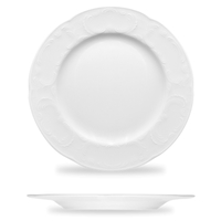 Тарелка с рельефным римом 20,4 см, цвет белый, серия Mozart, BAUSCHER, Германия