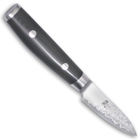 Нож для чистки овощей 8 см, дамасская сталь, серия Ran, YAXELL, Япония