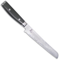 Нож для хлеба 25 см, дамасская сталь, серия Ran, YAXELL, Япония