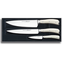 Набор ножей, 3 штуки, серия Ikon Cream White, WUESTHOF, Золинген, Германия