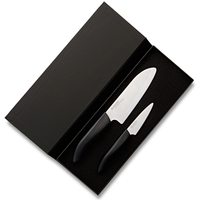 Набор ножей, 2 предмета, керамика, серия Series Black&White, KYOCERA, Япония