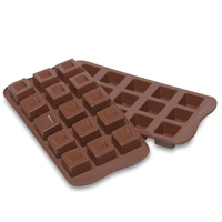 Форма силиконовая для приготовления льда и шоколада кубики, 15 ячеек, серия Easy Choc, SILIKOMART, Италия