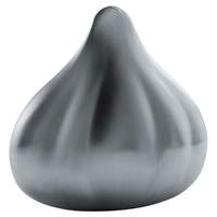 Мыло металлическое SAVON DU CHEF, для удаления запахов, материал сталь 18.10, размер 7 x 6,5 см, высота 3 см, цвет металлик, ALESSI, Италия