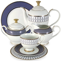 Сервиз чайный "Адмиралтейский", 42 предмета, на 12 персон, материал: фарфор, MIDORI, Китай